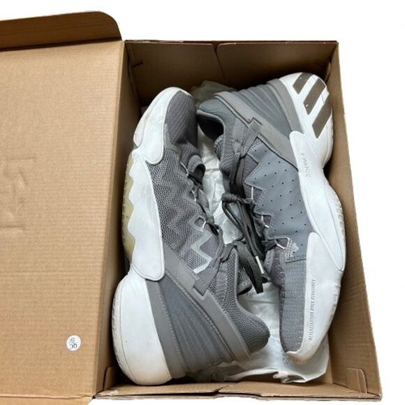 GUC adidas D.O.N Issue 2 Men’s Grey/White Basketball Sneakers. Size 12 - Picture 9 of 11